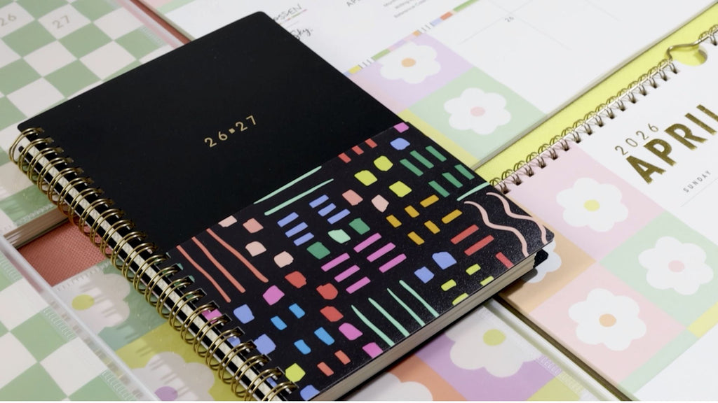 Academic Year Planner Calendar 15 Months Weekly & Monthly With Zip Pouch