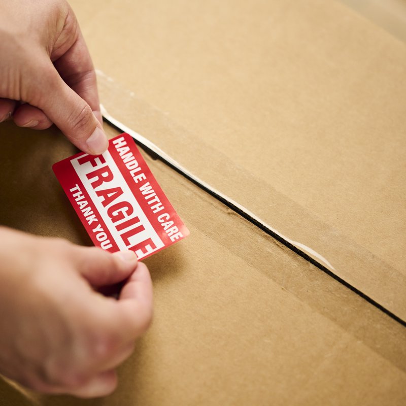 Max Strength Clear Packing Tape with Dispenser - Heavy Duty Shipping & Moving Tape