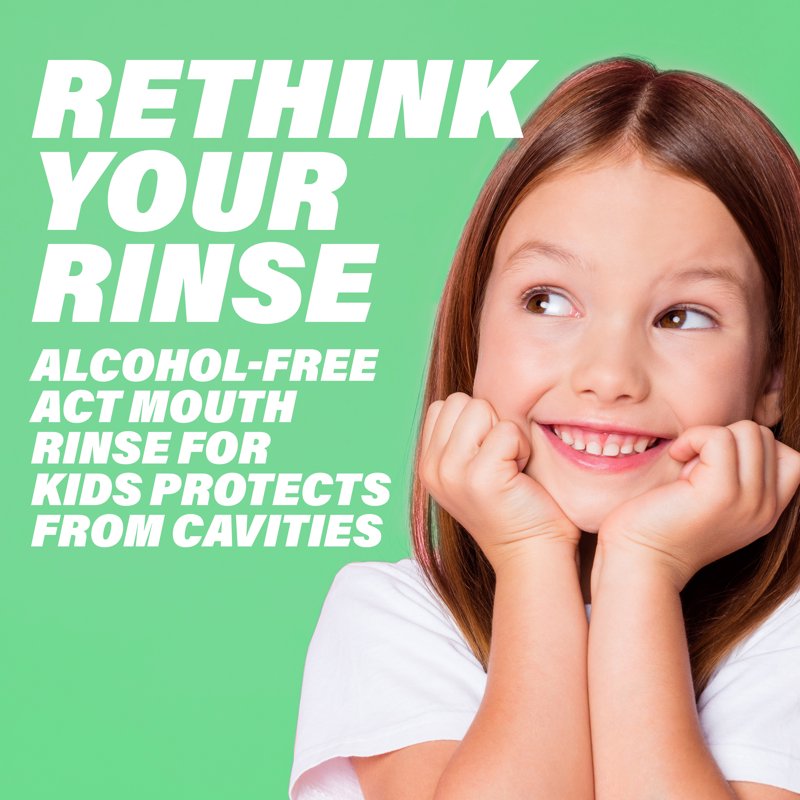 Kids Fluoride Mouthwash - Anticavity, Sugar-Free, Alcohol-Free, 16.9 fl oz