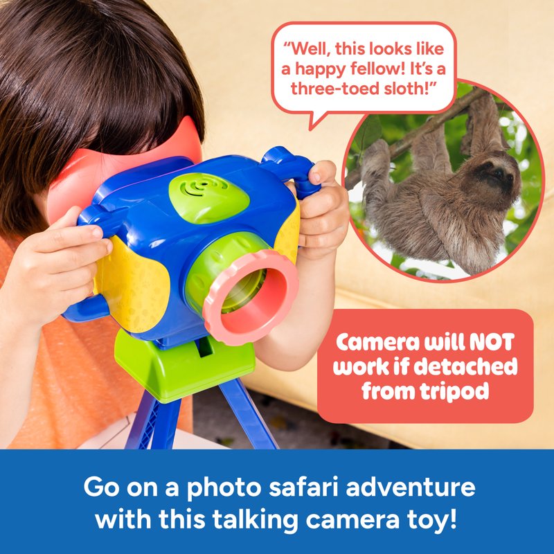 Kids Wildlife Camera Toy with Photos and Fun Facts - Educational Science Gift