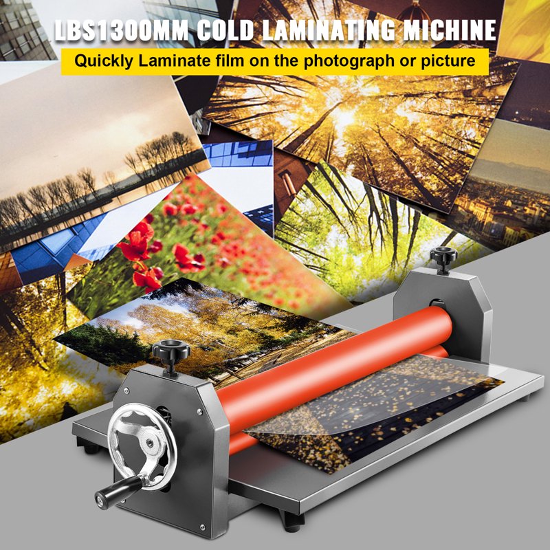 Manual Cold Roll Laminator 51 Inch for Photos Documents & Artwork