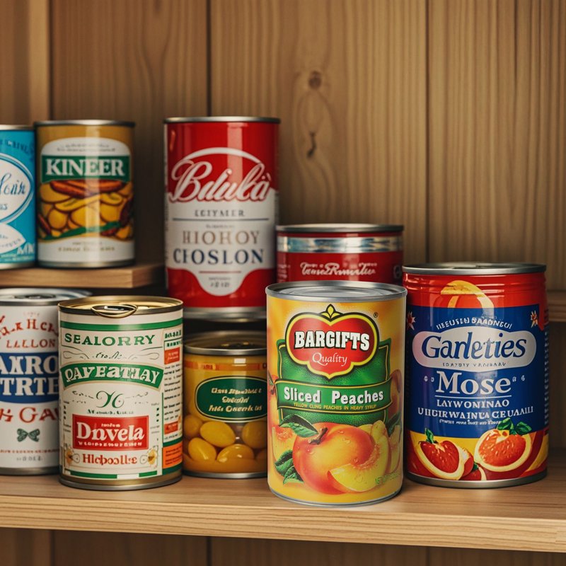 Hidden Safe Can Diversion Safe Fake Can with Hidden Compartment for Valuables - Peach