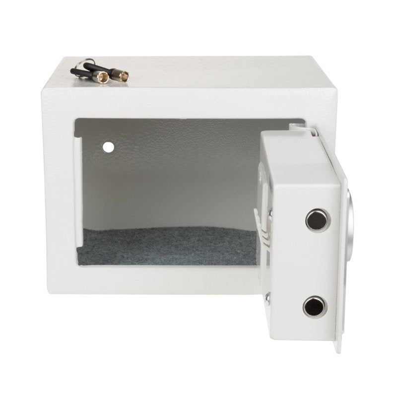 Portable Digital Security Safe Box - Steel Lock Box with Keypad for Home & Travel