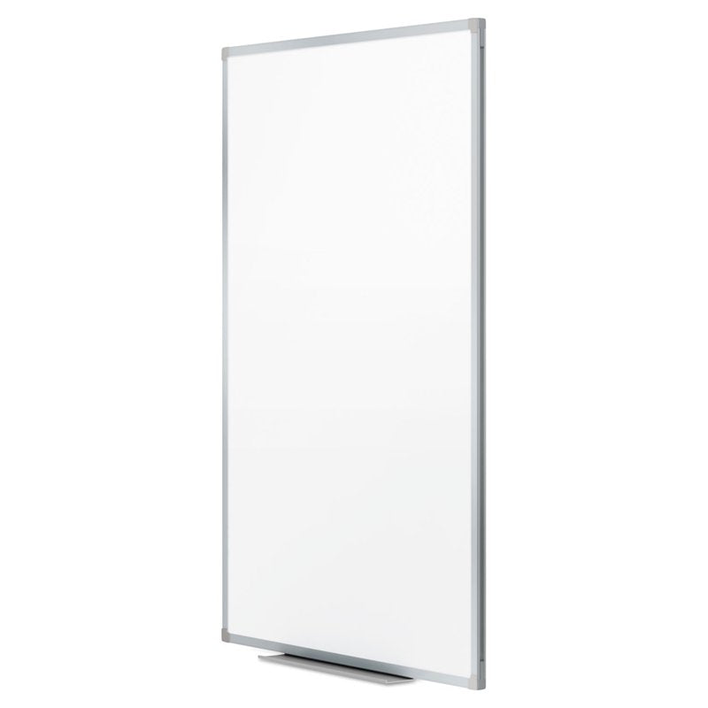 Melamine Whiteboard 3x2 ft with Aluminum Frame, Dry-Erase Surface
