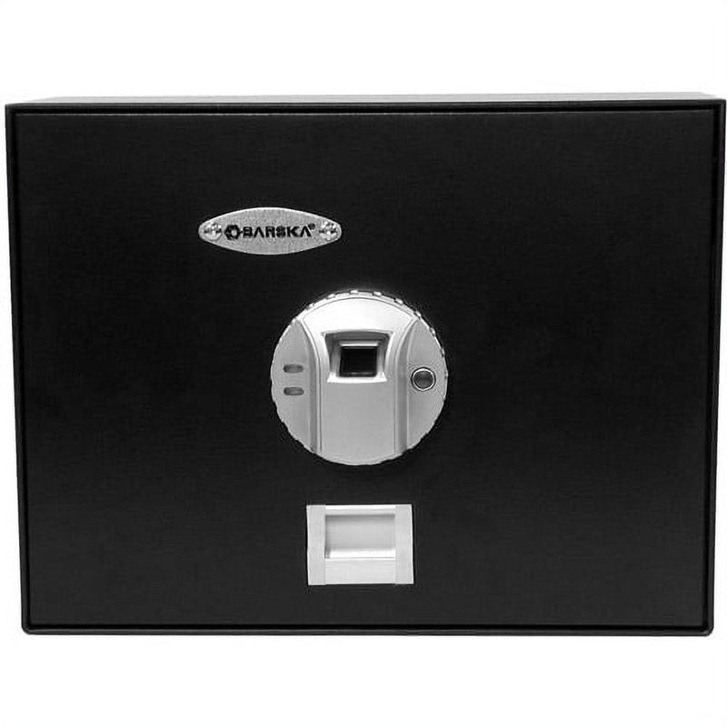 Biometric Fingerprint Safe Box 0.23 Cu Ft Top Opening Security Drawer Safe