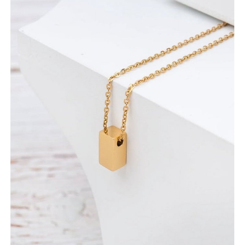 Mother's Day Necklace Gift Set with Card - Dainty Stainless Steel Pendant