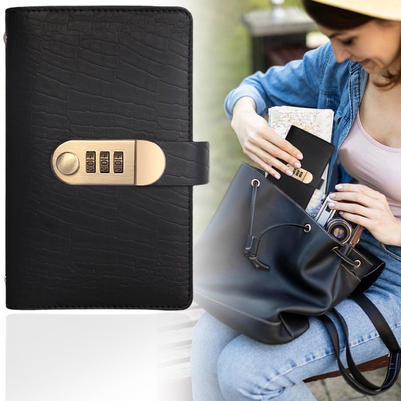 Money Saving Book with Combination Lock - Budget Planner & Organizer