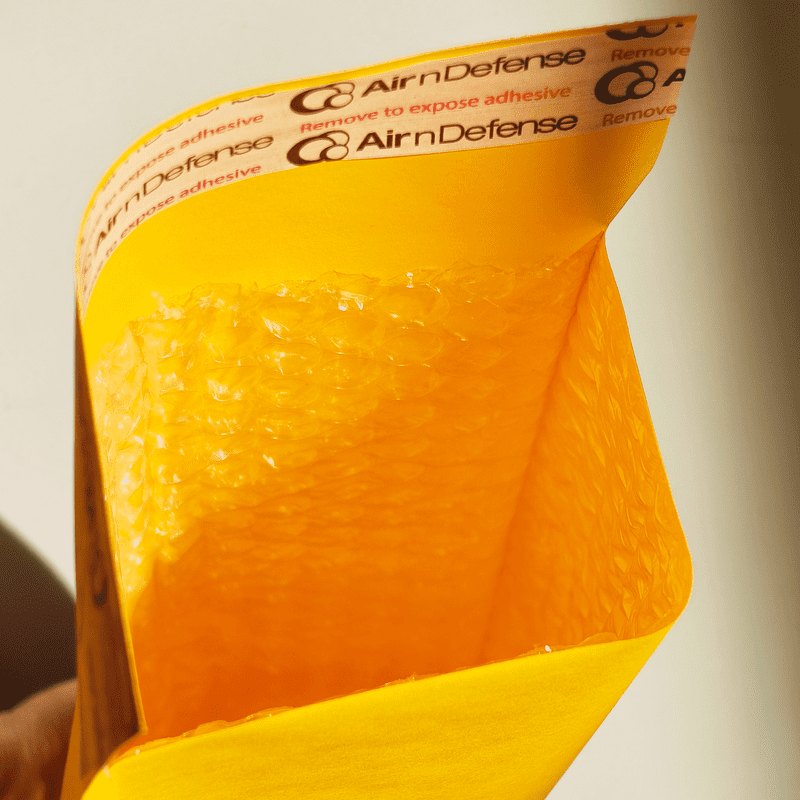 Kraft Bubble Mailers Self-Sealing Padded Envelopes for Shipping - 100 Pack