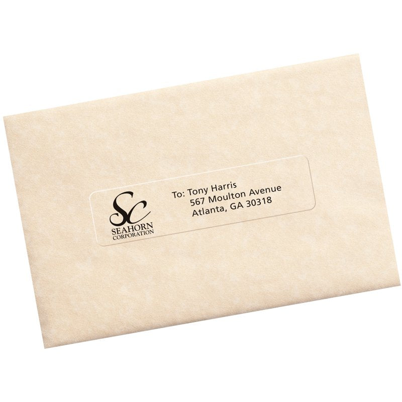 Clear Address Labels 1,000 Sheets - Matte Permanent Adhesive for Printing