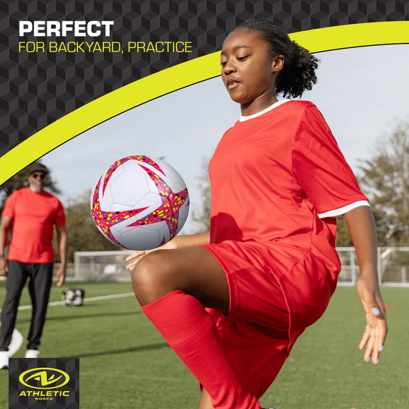 Size 4 Pink Soccer Ball - Athletic Works