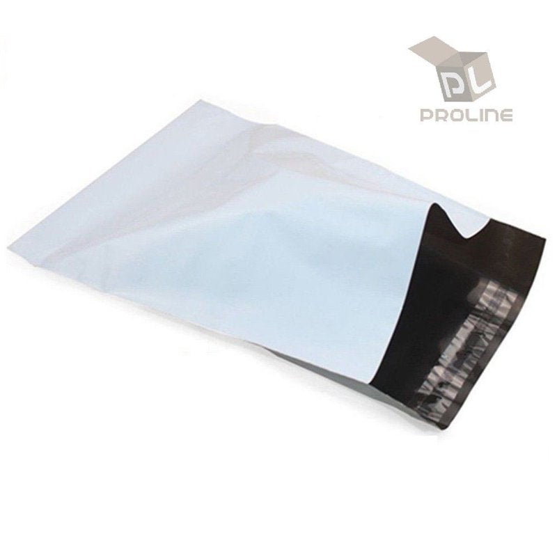 Self Sealing Poly Mailers 19x24 Inch Shipping Envelopes 2.5 Mil White Pack of 100
