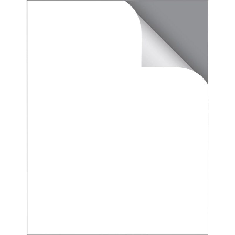 Full Sheet White Label Labels for Laser & Inkjet Printers 8.5 x 11 - 100 Pack