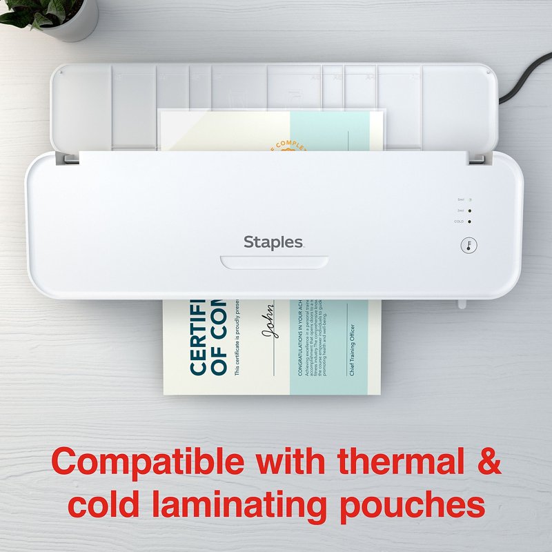 Thermal & Cold Laminator 12.9-Inch Wide Office Laminating Machine