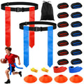 Flag Football Belts Set for Youth & Adults - Adjustable 51.18 Inch Team Training Equipment