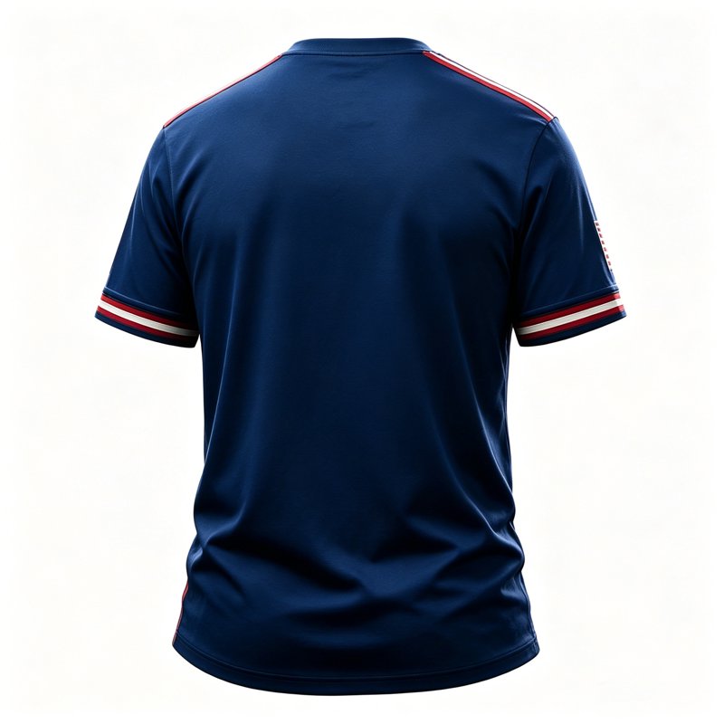 USA Soccer Jersey 2026 - Navy, L - Men's Short Sleeve Crewneck Football Shirt