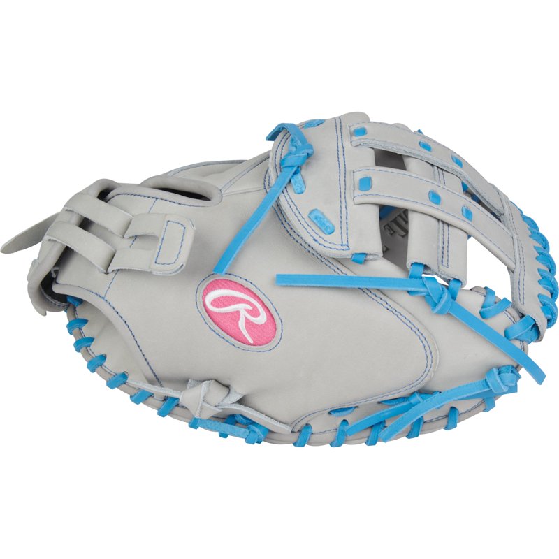 Fastpitch Catcher's Mitt 33-Inch Leather Baseball Glove with Modified H Web