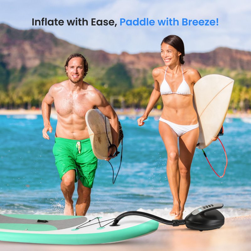 Electric Air Pump Compressor for Inflatable Stand-Up Paddle Boards & Water Sports