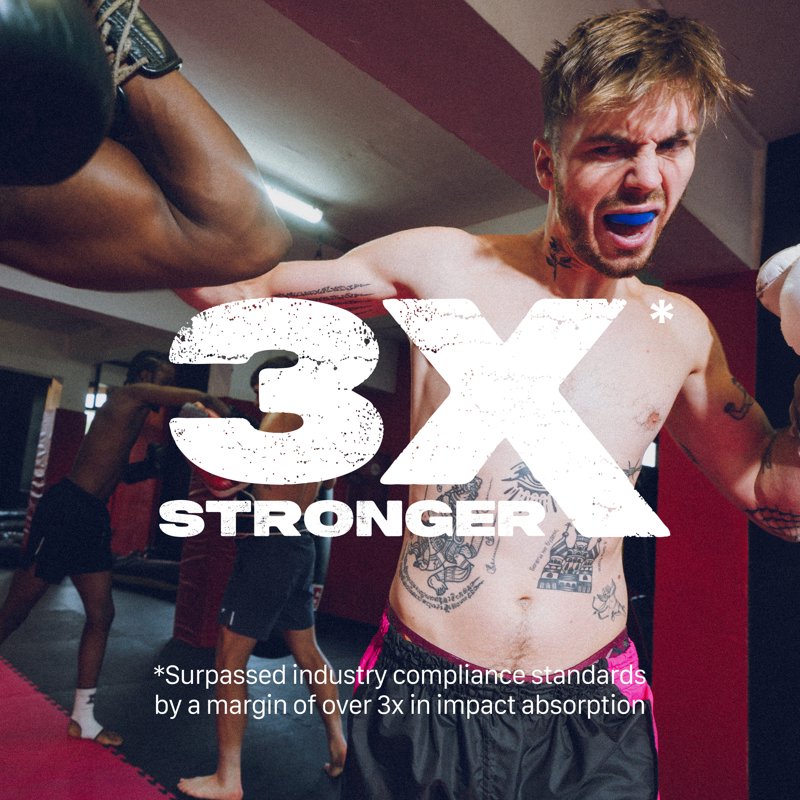 Slim Fit Sports Mouth Guard with Case for Adults & Youth - Impact Protection