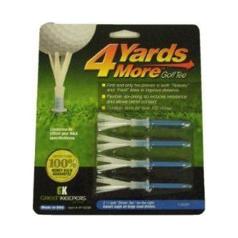 Reusable Golf Tees 4 Yards Longer Distance Plastic 3 1/4" Pack Variants