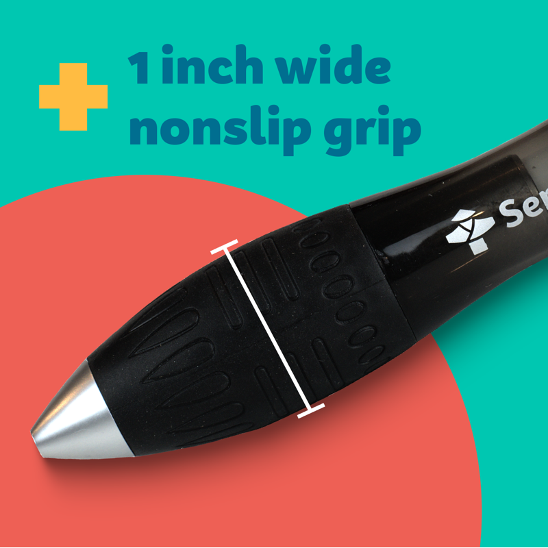 Weighted Pens for Hand Tremors, Arthritis & Parkinson’s - 2 Pack with Refills