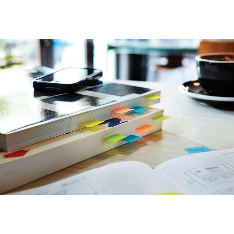 Post-it Flag Set - Bright Colors, 1 x 1-3/4 Inch, 2400 Flags in Bulk