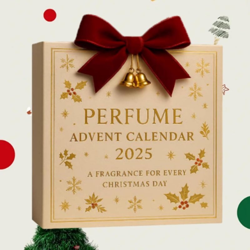 Holiday Advent Calendar with 24 Travel-Size Perfumes for Women & Men