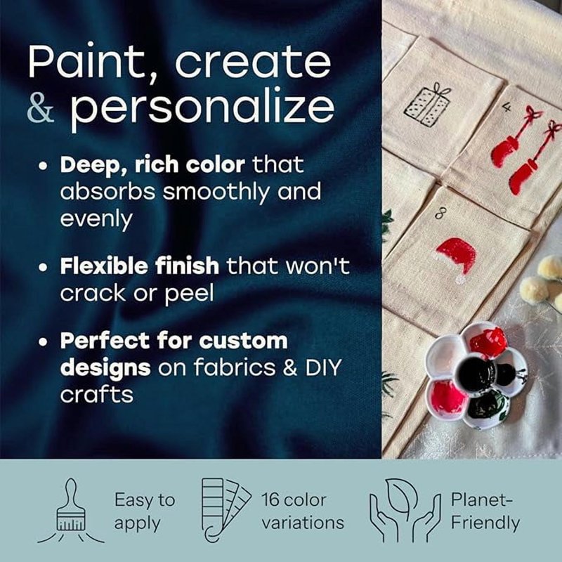 Fabric Paint for Furniture Upholstery Car Clothing & Footwear - 85 oz