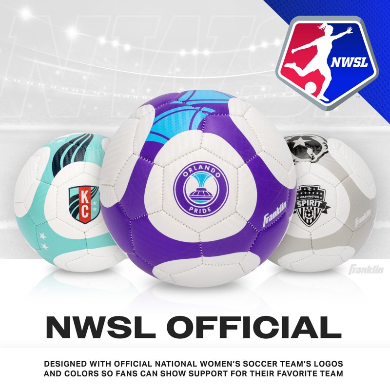 Kansas City Current Mini Size 1 Soccer Ball with Air Pump Included - Franklin Sports NWSL Training Ball