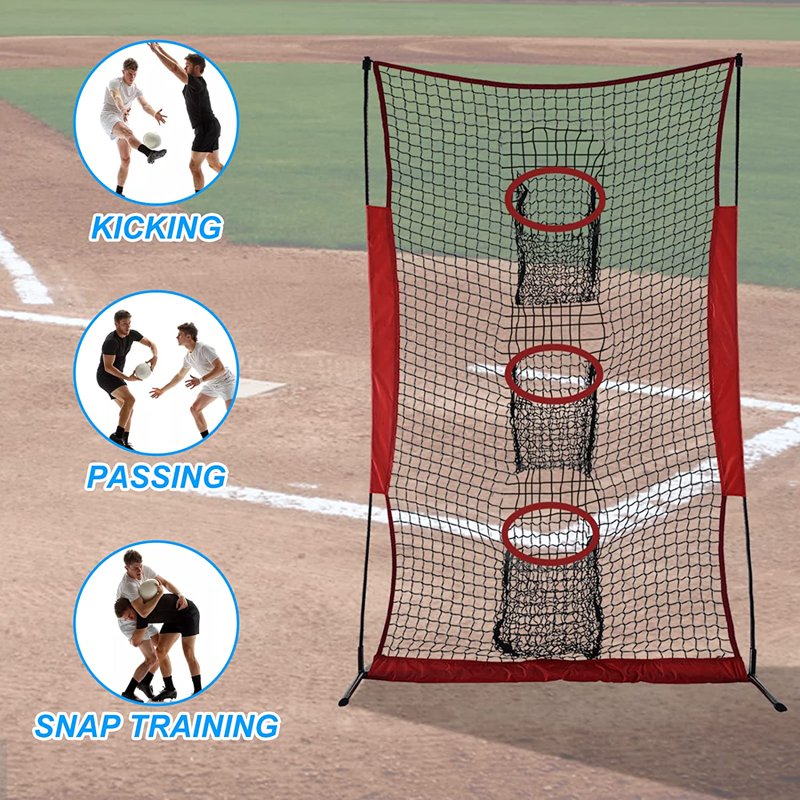 Football Kicking Net Practice Equipment - Improve Accuracy & Throwing Skills