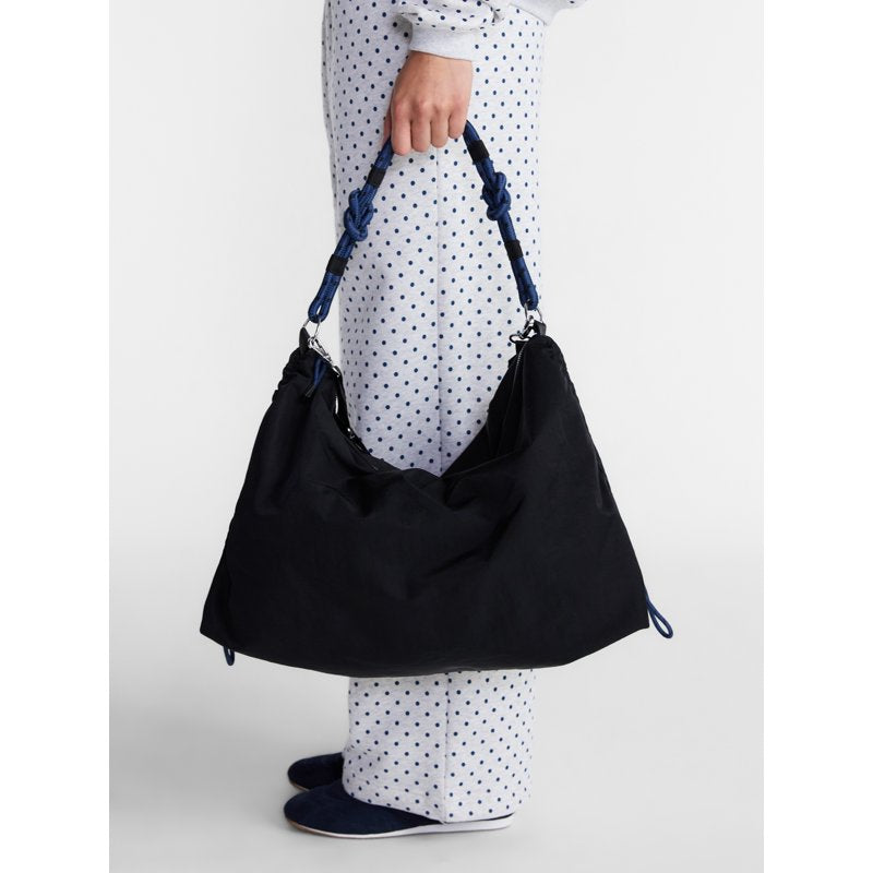 Large Nylon Tote Bag with Paracord Strap - Stylish & Durable Women's Shoulder Bag