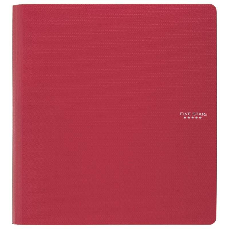 1-Inch Plastic Binder with D-Rings, 225 Sheets, Assorted Colors, 11 3/4 x 11 Inches