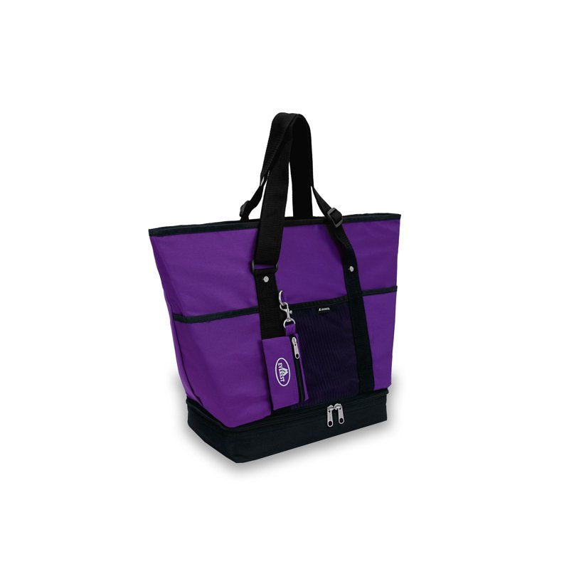 Unisex Deluxe Shopping Tote Bag - Large Insulated Reusable Grocery Carrier