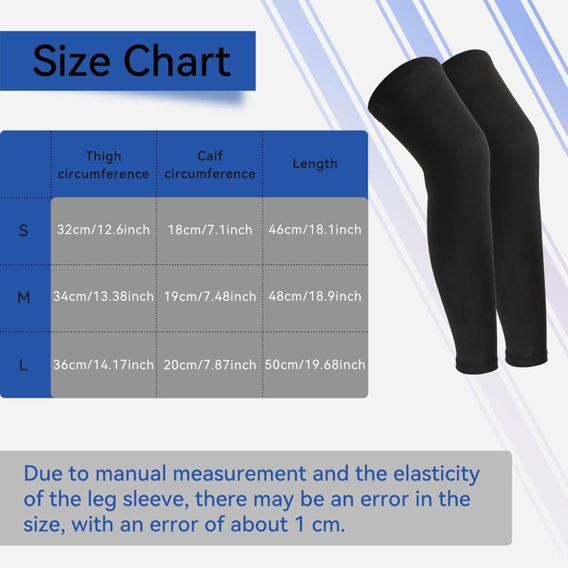2 Pairs Kids Compression Leg Sleeves for Sports and Running - Breathable, Non-Slip