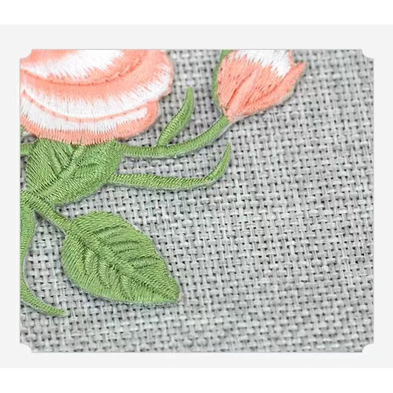 20 Pack Flower Butterfly Iron-On Patches for Clothing DIY Embroidery