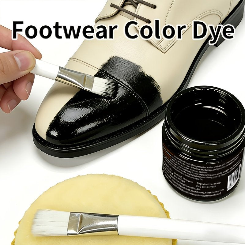 Leather Shoe & Bag Color Restorer Spray - Instant Black Dye for Leather Items
