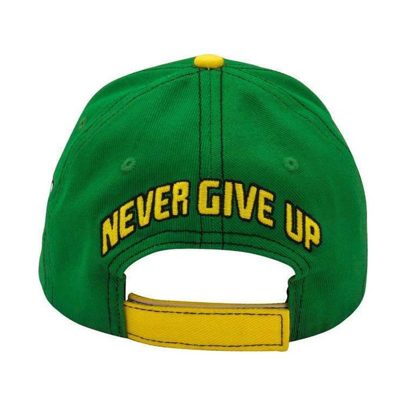 John Cena Baseball Hat Headband Wristband Set - Green Yellow Sports Accessories