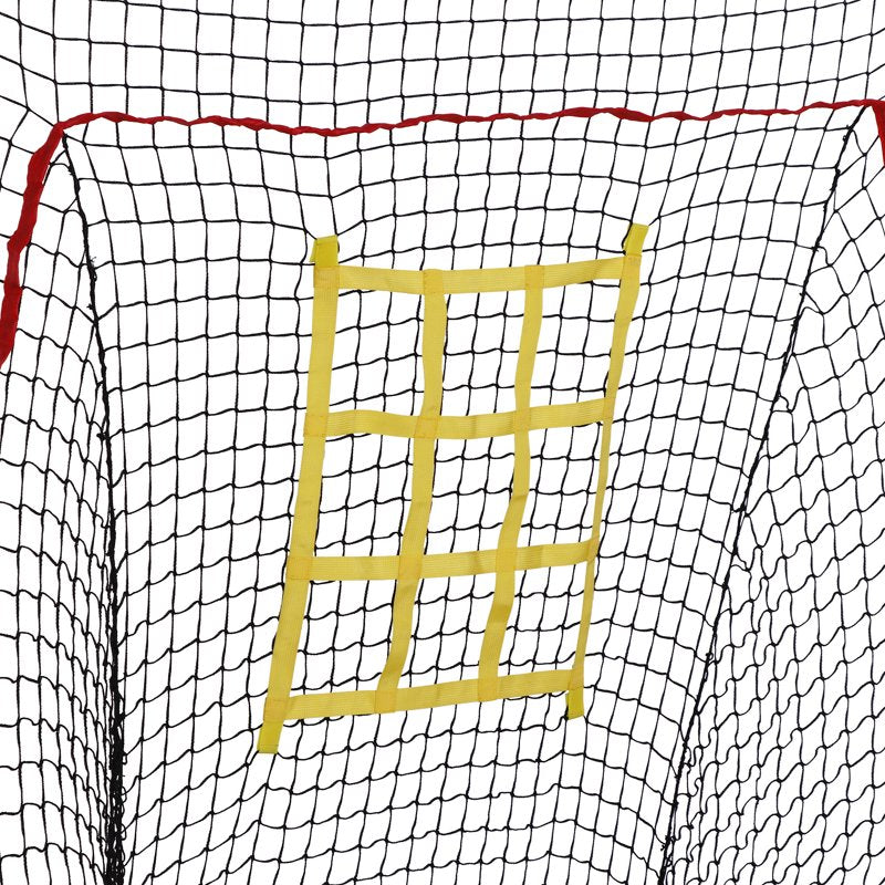 7 x 7 Ft Baseball Practice Net with Strike Zone Grid and Carrying Bag