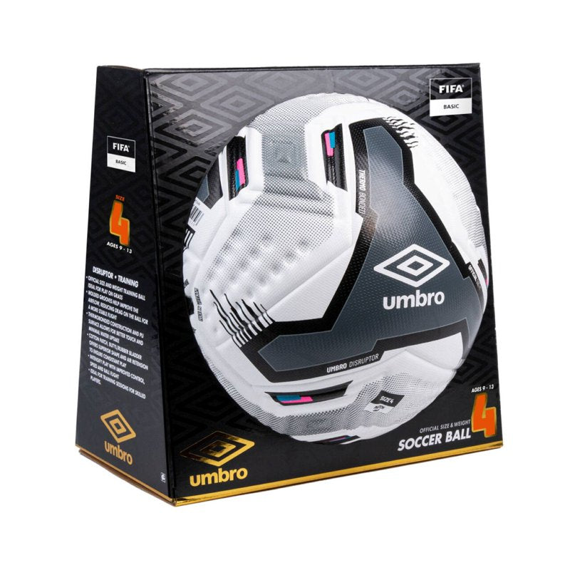 (4 Pack) Umbro Disruptor Size 4 FIFA Basic Approved Soccer Ball
