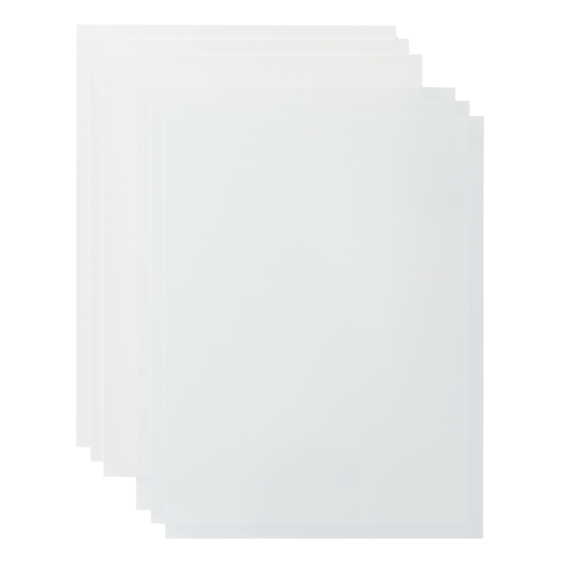 Printable Waterproof Sticker Set for Cricut - 8.5 x 11 Sheets, White & Clear