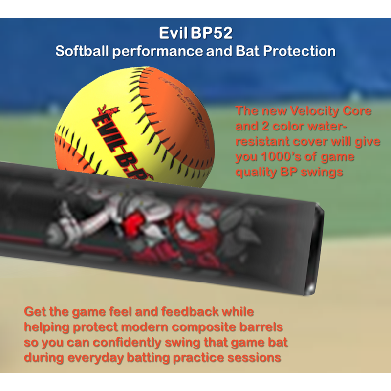 12 Inch Softballs for Batting and Pitching Practice - Two Tone Training Balls