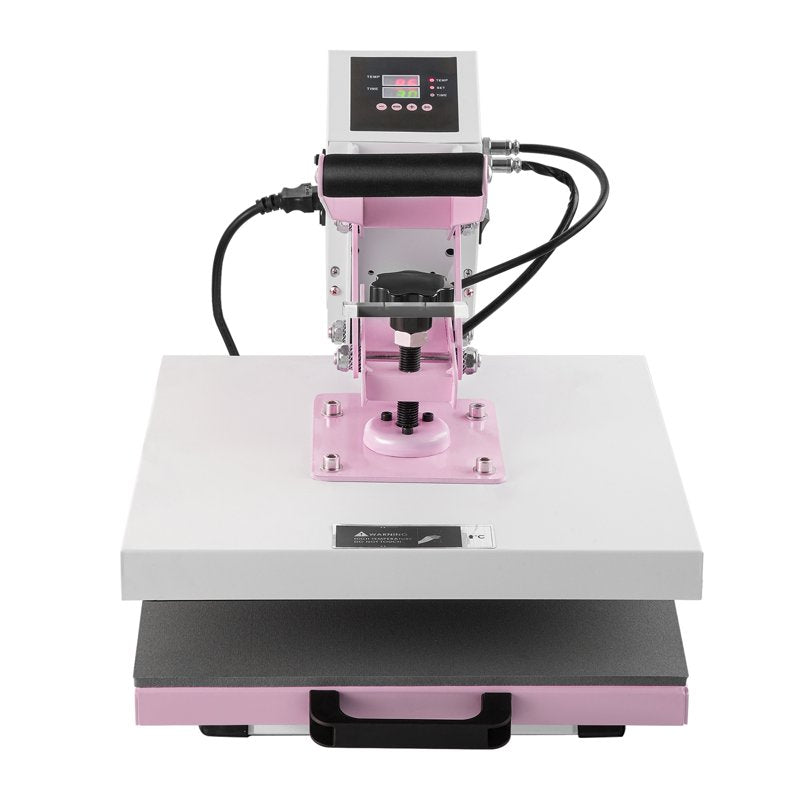 15x15 Inch Commercial Heat Press Machine with Digital Control and Safety Features