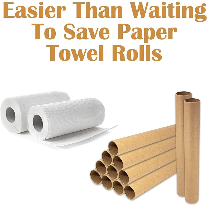 12-Inch Cardboard Roll Tubes for Crafts & Art Projects, 22 Pcs