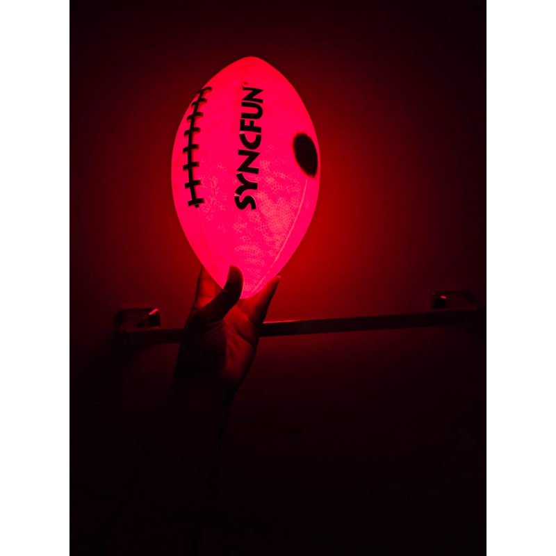 Glow-in-The-Dark LED Football - Outdoor Night Play for Kids and Teens