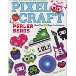 Pixel Art Craft Book with 50+ Patterns for Perler and Fuse Beads - Paperback