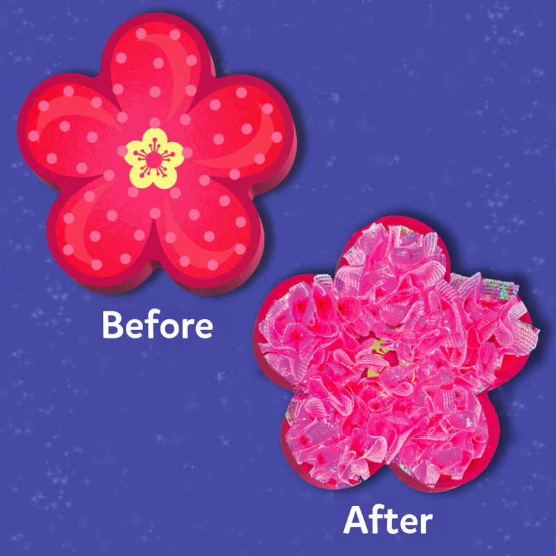 Mess-Free DIY Flower Bouquet Craft Kit for Kids - Creative Art Set