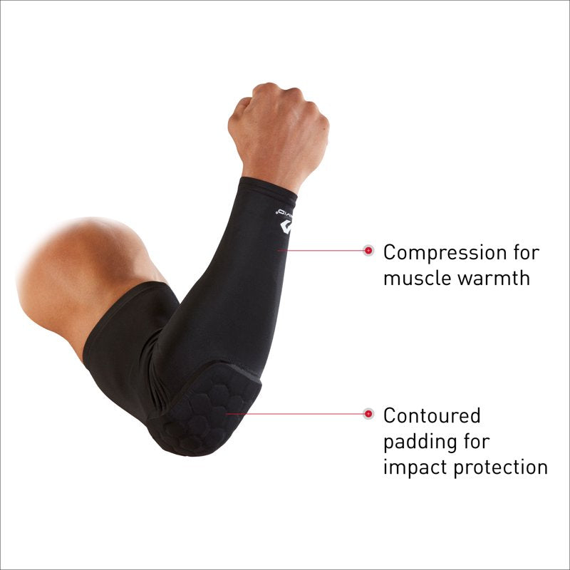 Basketball Arm Sleeve with HEX Padding - Protective Spandex Sports Gear