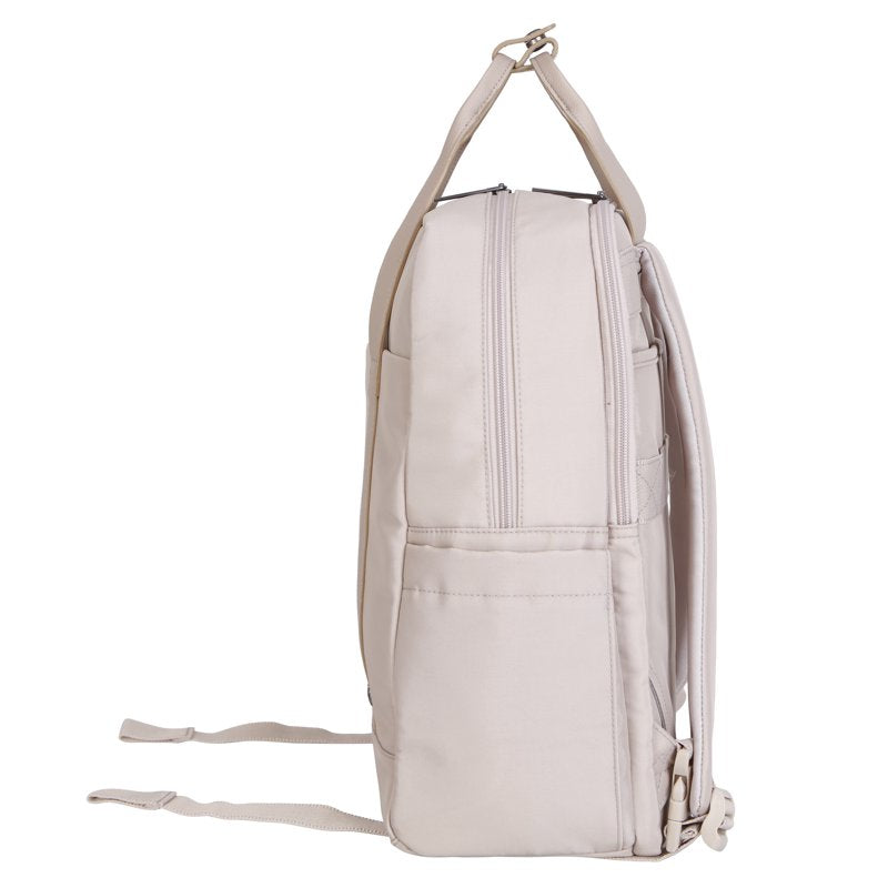 Convertible Travel Backpack Tote with Laptop Sleeve - 16-Inch Nylon, Multiple Colors