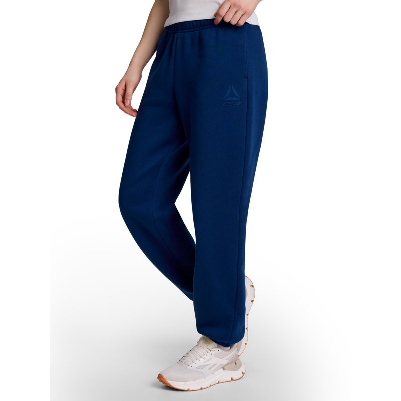 Oversized Women's Joggers with Cinched Hem and Pockets - Reebok