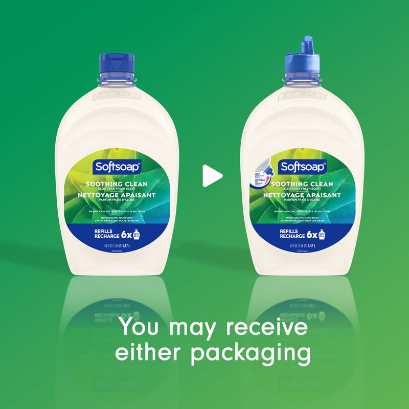 Liquid Hand Soap Refill Pack - Aloe Vera Fresh Scent 50 fl oz (2 Pack)