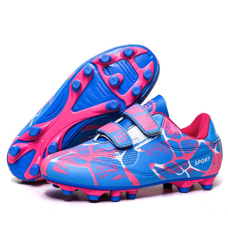 TrendOFT Kids Soccer Cleats Pink 9.5-10 Years A10 Variation